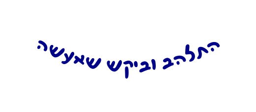 התלהב וביקש שאעשה